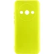 Чохол TPU GETMAN Liquid Silk Full Camera для Xiaomi Redmi A3 Жовтий / Flash - зображення 1
