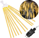 Гірлянда Springos CL1212 Метеори 480 LED Тепла біла (5907719422275) - зображення 1