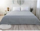 Покрывало Руно Soft Line Серое Полуторное 150х220 см Двустороннее Микрофибра (360.52_Soft Line) - изображение 1