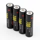 Аккумулятор 14500/AA LiFePo4 Soshine набор 4шт 14500-3.2-700 +2 обманки, 700mAh, 1.4A, 3.6/3.2/2.5V, Black, Box - изображение 2