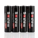 Аккумулятор 14500/AA LiFePo4 Soshine набор 4шт 14500-3.2-700 +2 обманки, 700mAh, 1.4A, 3.6/3.2/2.5V, Black, Box - изображение 6