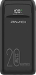 УМБ Awei P169K 20000 mAh 22.5W Black (6954284002455) - зображення 1