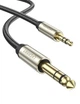 Аудіокабель UGREEN AV127 3.5mm to 6.35mm TRS Stereo Audio Cable 2m (Gray)(UGR-10628) (UGR-10628) - зображення 1