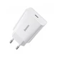 Сітчастий зарядний пристрій Baseus Speed ​​Mini Quick Charger 1C 20W EU White (CCFS-SN02) - зображення 1