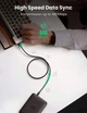 Кабель UGREEN USB 2.0 A Male to Mini 5 Pin Male Cable 3m (Black) (UGR-10386) - изображение 6