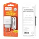 Сетевого зарядного пристрою HOCO C73A Glorious dual port charger set (Type-C) 12W White (6931474713070) - зображення 2