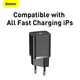 Мережевий зарядний пристрій Baseus Super Si Quick Charger 1C 20W EU Black (CCSUP-B01) - изображение 9