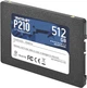 Накопичувач SSD Patriot P210 512GB 2.5" 7mm SATAIII 3D QLC (P210S512G25) - изображение 3