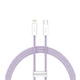 Кабель Baseus Dynamic 2 Series Fast Charging Data Cable Type-C to iP 20W 1m Purple (CALD040205) - зображення 1