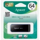 Флеш-накопичувач Apacer USB 3.2 Gen 1 AH356 64GB Black (AP64GAH356B-1) - зображення 2
