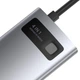 USB-хаб Baseus Metal Gleam Series 4-in-1 Multifunctional Type-C HUB Docking Station Gray（Type-C to HDMI*1+USB3.0*1+USB2.0*1+PD*1） (CAHUB-CY0G) - изображение 5