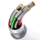 Кабель Baseus Superior Series (SUPERVOOC) Fast Charging Data Cable USB to Type-C 65W 2m White (CAYS001002) - изображение 7