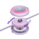 Кабель Baseus Bright Mirror 2 Series Retractable 3-in-1 Fast Charging Data Cable USB M+L+C 3.5A 1.1m Purple (CAMJ010005) - зображення 4