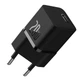 Мережевий зарядний пристрій Baseus GaN5 Fast Charger(mini) 1C 20W EU Black (CCGN050101) - изображение 3