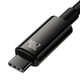 Кабель Baseus Tungsten Gold Fast Charging Data Cable Type-C to Type-C 240W 2m Black (CAWJ040101) - изображение 4