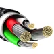 Кабель Baseus Tungsten Gold Fast Charging Data Cable USB to iP 2.4A 2m Black (CALWJ-A01) - изображение 8