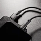 Кабель BOROFONE BX31 USB to iP 2.4A, 1m, silicone, TPE connectors, Black (6931474710352) - изображение 4