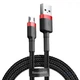 Кабель Baseus Cafule Cable USB Micro 1.5A 2m Red+Black (CAMKLF-C91) - зображення 1