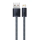 Кабель Baseus Dynamic Series Fast Charging Data Cable USB to iP 2.4A 1m Slate Gray (CALD000416) - изображение 4