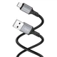 Кабель BOROFONE BX83 Micro Famous silicone charging data cable Black (6974443386387) - зображення 3