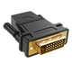 Кабель UGREEN 20124 DVI 24+1 Male to HDMI Female Adapter (Black) (UGR-20124) (UGR-20124) - изображение 1
