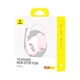 Бездротові накладні навушники Baseus Bowie D05 Wireless Headphones Baby Pink (A00024600413-Z1) - изображение 2