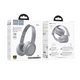 Бездротові навушники HOCO W46 Charm BT headset Light Blue Gray (6942007601719) - изображение 3
