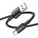 Кабель BOROFONE BX93 Super Power 100W Charging Data Cable Type-C Black (6941991103179) - зображення 4