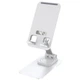 Тримач для телефону HOCO PH50 Ivey folding rotatable desktop holder White (6931474782878) - зображення 1
