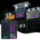 Программируемая новогодняя LED гирлянда-штора SFK 08 3×2 м управление с телефона/пультом (10117) - изображение 4
