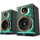 Компьютерные колонки Defender Futuro 20Вт 2.0 Bluetooth/USB/TF/AUX LED Black (65087) - изображение 3