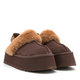 Жіночі уггі Сандалі Платформа Темно Коричневі Замша UGG Funkette Slippers Platform Chocolate (38, темно коричневий) - изображение 2