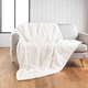 Koc Douceur d'interieur Natural pluszowy ze sztucznego futra 125 x 150 cm (3574386121224) - obraz 2