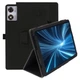 Чохол - книжка Textile Leather Case with Stand для Oukitel OT8, Black - зображення 1