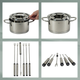 Zestaw do fondue Kela Cailin 1.2 l (4025457109683) - obraz 3