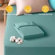 Простынь трикотажная 80/90х200х35 см на резинке IDEIA, эластичная, трикотаж, хлопок мята - зображення 5