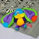 Мягкая игрушка Nuby Teether Tugz Plush Rabbit с прорезывателем - изображение 6