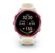Смарт-годинник Garmin Forerunner 570 42mm Raspberry with Mango/Translucent Bone with Silver Buckle (010-02970-42) - изображение 6