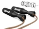 Скакалка шкіряна PowerPlay 4214 Leather Jump Rope Чорна 2.75 см. - зображення 4
