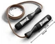 Скакалка шкіряна PowerPlay 4214 Leather Jump Rope Чорна 2.75 см. - зображення 5