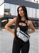 Поясная сумка Sambag Tirso Max полиэстер водоотталкивающая с принтом листья - изображение 1