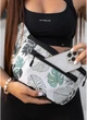 Поясная сумка Sambag Tirso Max полиэстер водоотталкивающая с принтом листья - изображение 10