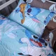 Простынь MirSon Полуторная 150х220 см 17-0857 Stitchpop Kids Time Бязь (2200011718682) - изображение 3