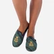 Женские домашние тапочки утепленные с мехом с закрытым носком Ralph Lauren 259094303 35-36 Зеленые (1159843328) - изображение 2