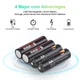 Аккумулятор Soshine AAUSB-1.5-2000, AA/HR6, 1.5V LR, Li-Ion, USB-C, 2000mWh, поштучно - изображение 8