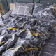Простирадло MirSon Євро 200x220 см 17-0848 Faultline Бязь (2200011701301) - зображення 3