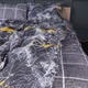 Простирадло MirSon Євро 200x220 см 17-0848 Faultline Бязь (2200011701301) - зображення 4