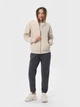 Спортивный костюм женский Ray Premium Loose U0809W-Cream-Dark Grey S Бежевый с темно-серым (RAY2000000045009) - изображение 4