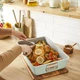 Форма для випічки Tefal Ceramik прямокутна з ручками (J1756204) - зображення 11