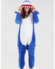 Жіноча кігурумі піжама доросла та підліткова Kigurumi Акула Доросла Блакитна XL 175-185 см. (1086) - зображення 5
